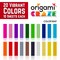 Origami Paper 500 Sheets Premium Quality for Arts and Crafts 6" Square Sheets 20 Vibrant Colours Same Colour on Both Sides 100 Design Ebook Included (See Back of Cover for Download info)